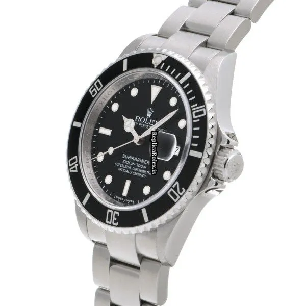 Wonderful Fake Rolex Submariner Date 16610 Caliber 3135 Automatic Movement 40mm Steel Case Watch - Image 2