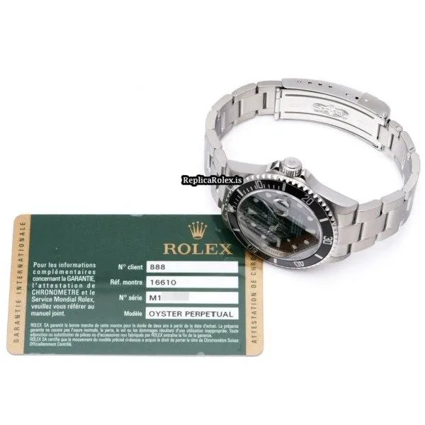 Wonderful Fake Rolex Submariner Date 16610 Caliber 3135 Automatic Movement 40mm Steel Case Watch - Image 5