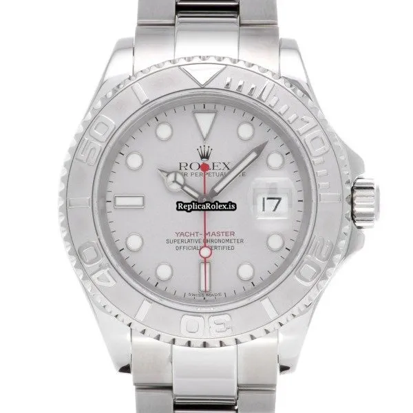 Defect Fakes Rolex Yacht-master 40 16622 Caliber 3135 Automatic Movement 40mm Steel Case Watch - Image 5