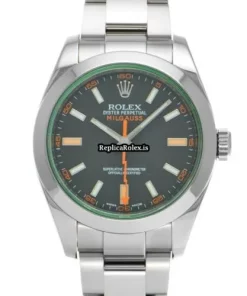 Offering Fake Rolex Milgauss 116400gv Caliber 3131 Automatic Movement 40mm Steel Case Watch