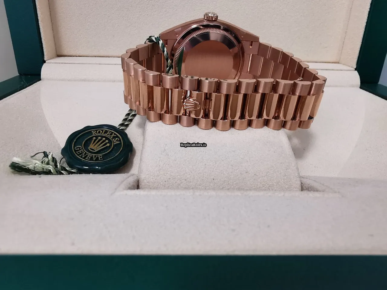 Nice Imitation Rolex Day-date 36 128235 Caliber 3255 Automatic Movement 36mm Rose Gold Case Mens/unisex Watch - Image 10