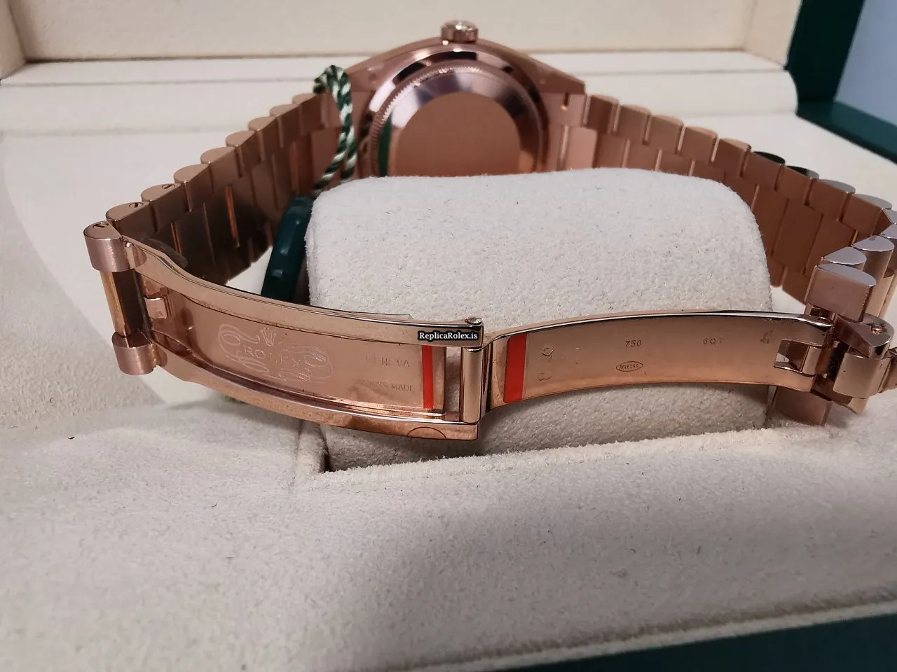 Nice Imitation Rolex Day-date 36 128235 Caliber 3255 Automatic Movement 36mm Rose Gold Case Mens/unisex Watch - Image 11