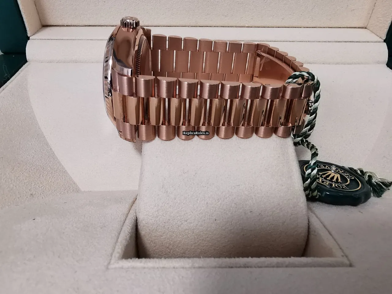 Nice Imitation Rolex Day-date 36 128235 Caliber 3255 Automatic Movement 36mm Rose Gold Case Mens/unisex Watch - Image 13