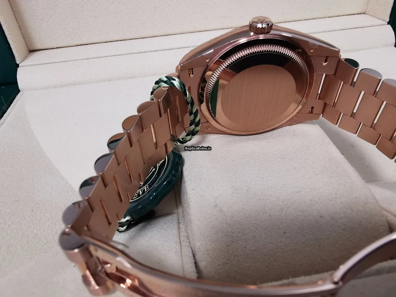 Nice Imitation Rolex Day-date 36 128235 Caliber 3255 Automatic Movement 36mm Rose Gold Case Mens/unisex Watch - Image 9