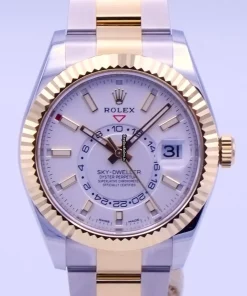 Unique Fake Rolex Sky-dweller 326933 Automatic Movement 42mm Gold/steel Case Mens/unisex Watch