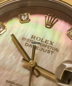 Appealing Fake Rolex Datejust 116203 Cosc Automatic Movement 36mm Gold/steel Case Mens/unisex Watch