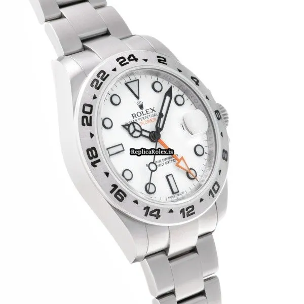 Affordable Replica Rolex Explorer II 216570 Caliber 3187 Automatic Movement 42mm Steel Case Watch - Image 3