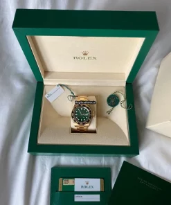 Beautiful Fake Rolex Gmt-master II 116718ln Caliber 3186 Automatic Movement 40mm Yellow Gold Case Mens/unisex Watch