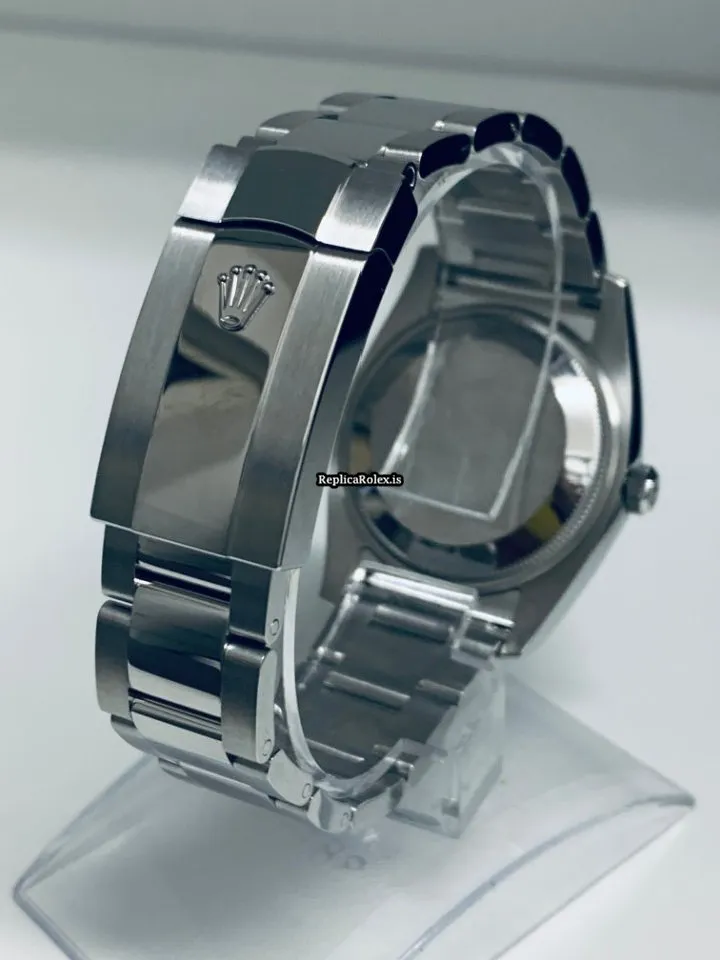 Swiss Replica Rolex Oyster Perpetual Date 115234 Automatic Movement 34mm Steel Case Mens/unisex Watch - Image 3