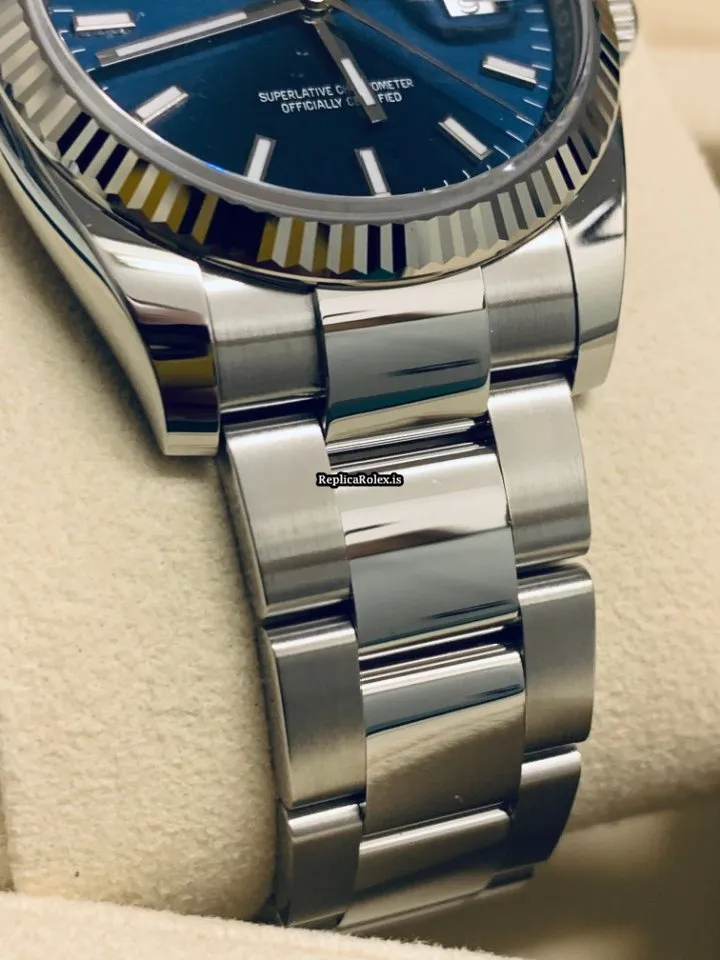 Swiss Replica Rolex Oyster Perpetual Date 115234 Automatic Movement 34mm Steel Case Mens/unisex Watch - Image 7