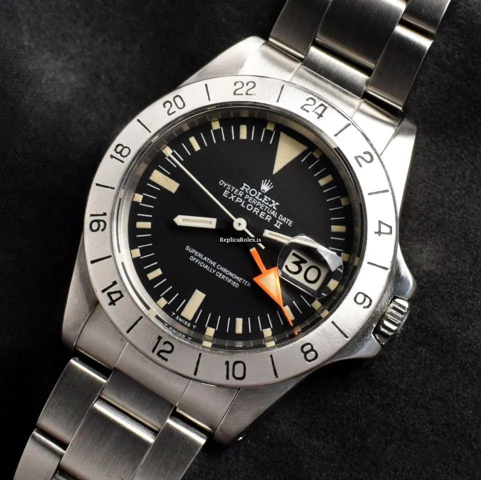 Excellent Fakes Rolex Explorer II 1655 Automatic Movement 40mm Steel Case Mens/unisex Watch