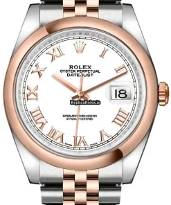 Appealing Fake Rolex Datejust 116201 Automatic Movement 36mm Gold/steel Case Mens/unisex Watch