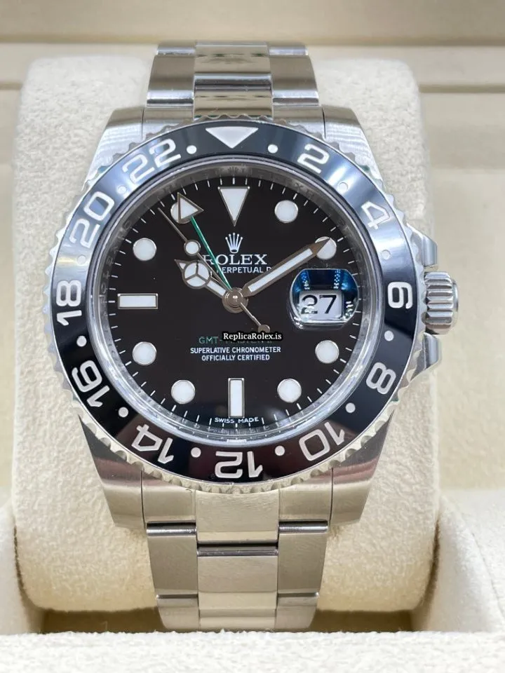 Trustworthy Replica Rolex Gmt-master II 116710ln Caliber 3186 Automatic Movement 40mm Steel Case Mens/unisex Watch
