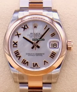 Exquisite Replica Rolex Lady-datejust 178241 Automatic Movement 31mm Gold/steel Case Womens Watch