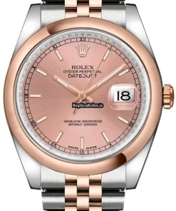 Suitable Fake Rolex Datejust 116201 Automatic Movement 36mm Gold/steel Case Mens/unisex Watch
