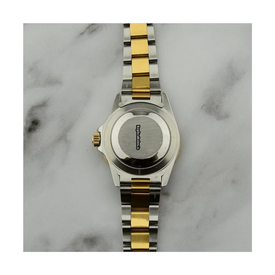 Epic Replica Rolex Submariner Date 16803 Caliber 3035 Automatic Movement 40mm Gold/steel Case Mens/unisex Watch - Image 6