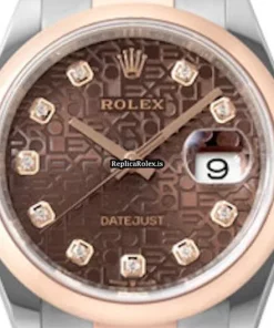 Perfect Imitation Rolex Datejust 126201 Automatic Movement 36mm Gold/steel Case Mens/unisex Watch