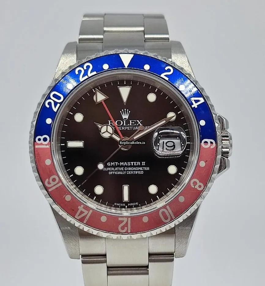 Incredible Fake Rolex Gmt-master II 16710 Caliber 3185 Automatic Movement 40mm Steel Case Mens/unisex Watch
