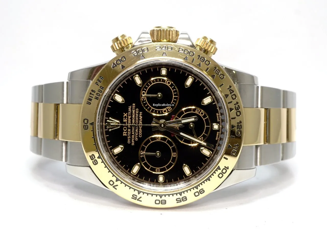 Inexpensive Fake Rolex Daytona 116503 Caliber 4130 Automatic Movement 40mm Gold/steel Case Mens/unisex Watch