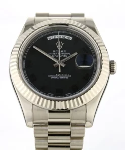 Remarkable Clone Rolex Day-date II 218239 Automatic Movement 41mm White Gold Case Watch