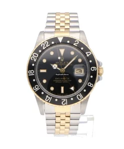 Trustworthy Knockoff Rolex Gmt-master 16753 Automatic Movement 40mm Gold/steel Case Mens/unisex Watch
