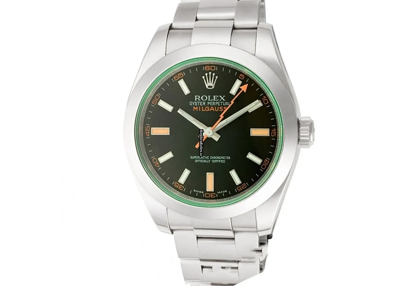Distinctive Fakes Rolex Milgauss 116400gv Caliber 3131 Automatic Movement 40mm Steel Case Mens/unisex Watch