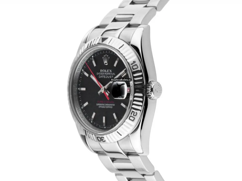 Wonderful Replica Rolex Datejust Turn-o-graph 116264 Caliber 3135 Automatic Movement 36mm Gold/steel Case Mens/unisex Watch - Image 2