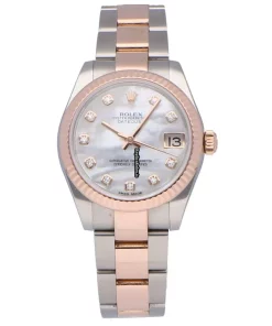 Swiss Replica Rolex Lady-datejust 178271-0058 Automatic Movement 31mm Gold/steel Case Womens Watch