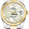 Offering Copy Rolex Lady-datejust 179163 Caliber 2235 Automatic Movement 26mm Gold/steel Case Womens Watch