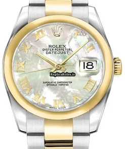 Offering Copy Rolex Lady-datejust 179163 Caliber 2235 Automatic Movement 26mm Gold/steel Case Womens Watch