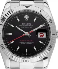 Distinctive Fake Rolex Datejust Turn-o-graph 116264 Caliber 3135 Automatic Movement 36mm Gold/steel Case Mens/unisex Watch