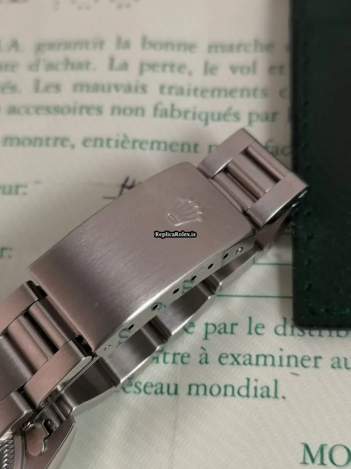 Incredible Replica Rolex Air King Precision 14010m Caliber 3130 Automatic Movement 34x42mm Steel Case Mens/unisex Watch - Image 12