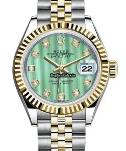 Wonderful Replica Rolex Lady-datejust 279173 Automatic Movement 28mm Gold/steel Case Womens Watch