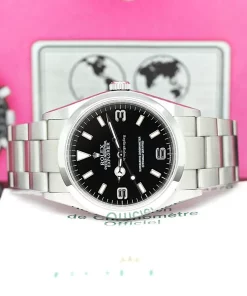 Well Made Replica Rolex Explorer 114270 Caliber 3130 Automatic Movement 38x43mm Steel Case Mens/unisex Watch