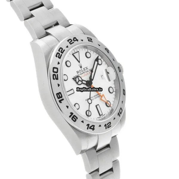 Terrific Replica Rolex Explorer II 216570 Caliber 3187 Automatic Movement 42mm Steel Case Watch - Image 3