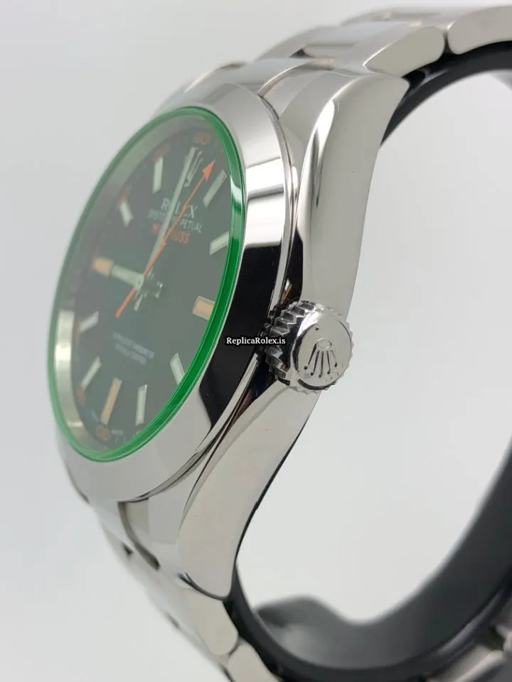 Fabulous Fake Rolex Milgauss 116400gv Caliber 3131 Automatic Movement 40mm Steel Case Mens/unisex Watch - Image 5