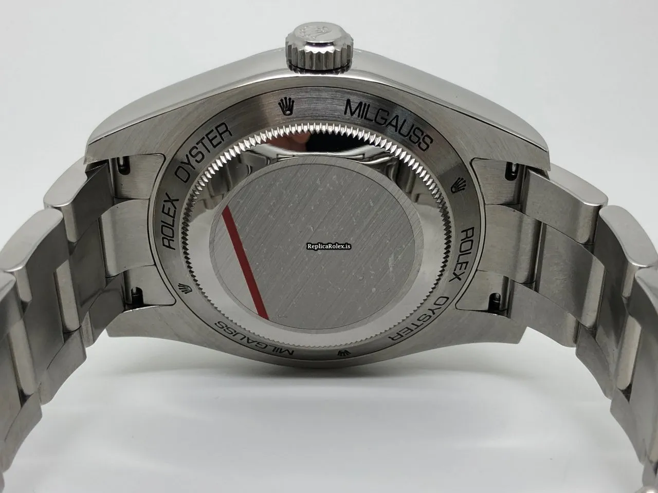 Fabulous Fake Rolex Milgauss 116400gv Caliber 3131 Automatic Movement 40mm Steel Case Mens/unisex Watch - Image 9