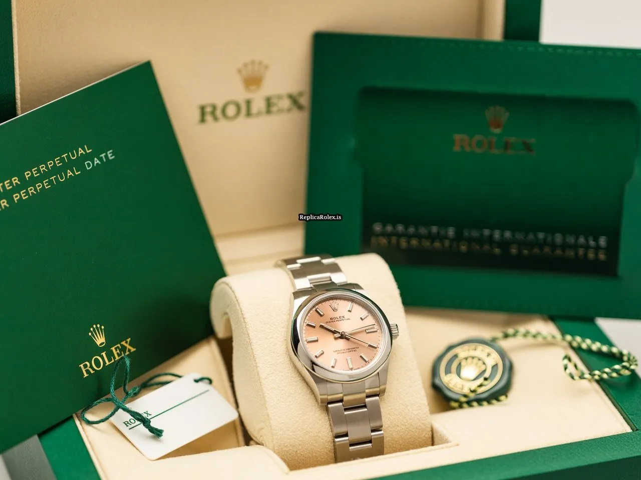 Defect Fake Rolex Oyster Perpetual 31 277200 Cosc Manual Winding Movement 31mm Steel Case Womens Watch - Image 7