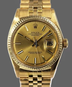 Amazing Replica Rolex Datejust 1601 Caliber 1570 Automatic Movement 36mm Yellow Gold Case Mens/unisex Watch