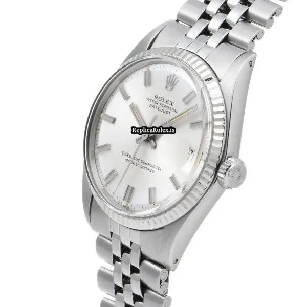 Cheap Fake Rolex Datejust 1601 Caliber 1570 Automatic Movement 36mm Steel Case Watch - Image 2