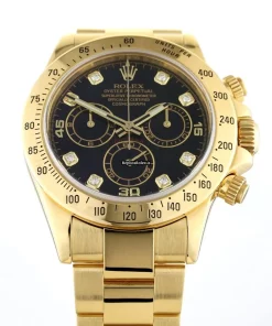 Suitable Fake Rolex Daytona 116528 Automatic Movement 40mm Yellow Gold Case Watch