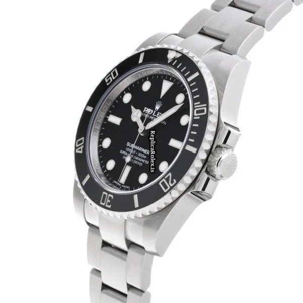 Ideal Fake Rolex Submariner 114060 Caliber 3130 Automatic Movement 40mm Steel Case Watch - Image 2
