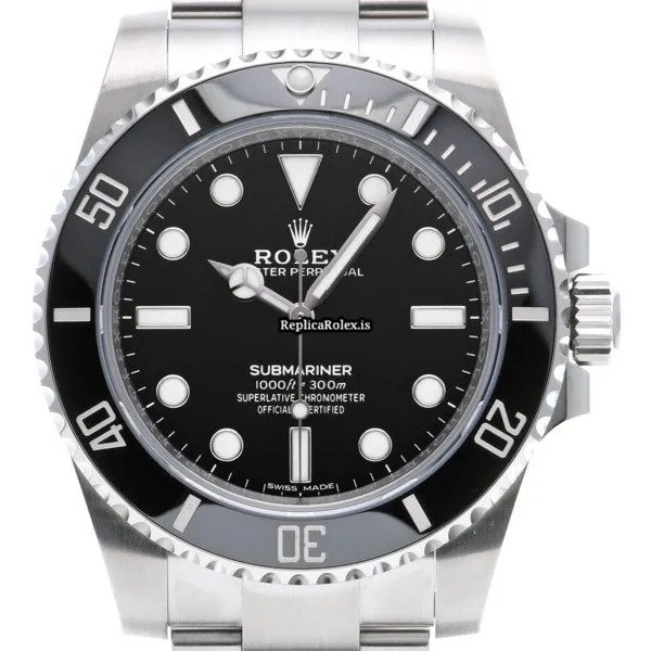Ideal Fake Rolex Submariner 114060 Caliber 3130 Automatic Movement 40mm Steel Case Watch - Image 6