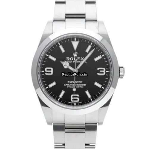 Unique Fakes Rolex Explorer 214270 Caliber 3132 Automatic Movement 39mm Steel Case Watch