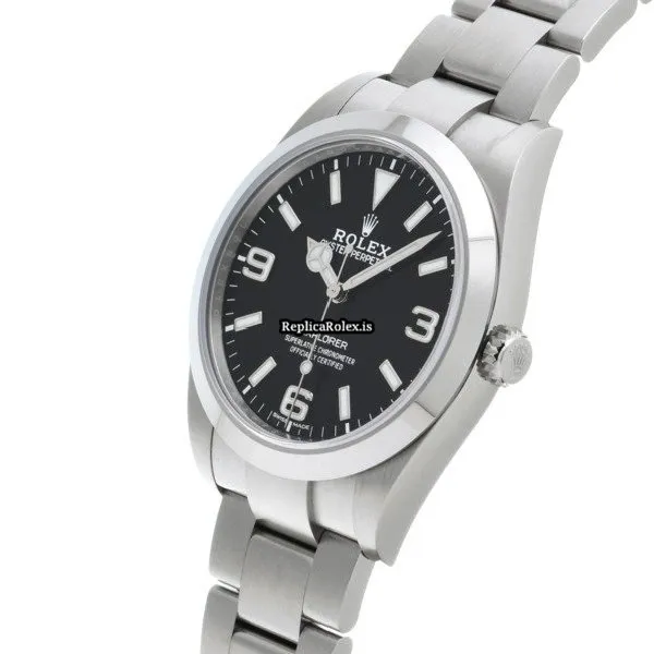 Unique Fakes Rolex Explorer 214270 Caliber 3132 Automatic Movement 39mm Steel Case Watch - Image 2