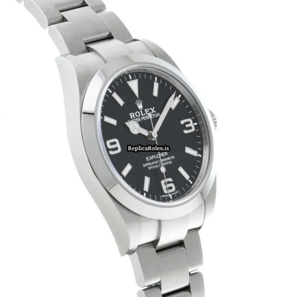 Unique Fakes Rolex Explorer 214270 Caliber 3132 Automatic Movement 39mm Steel Case Watch - Image 3