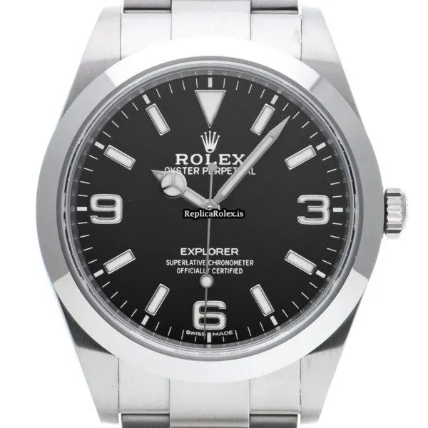 Unique Fakes Rolex Explorer 214270 Caliber 3132 Automatic Movement 39mm Steel Case Watch - Image 6