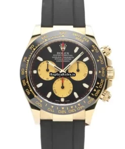 Wholesale Replica Rolex Daytona 116518ln Caliber 4130 Automatic Movement 40mm Yellow Gold Case Watch