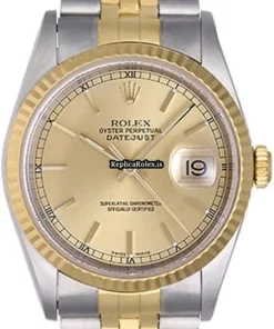 Affordable Replica Rolex Datejust 16233 Caliber 3135 Automatic Movement 36mm Gold/steel Case Mens/unisex Watch