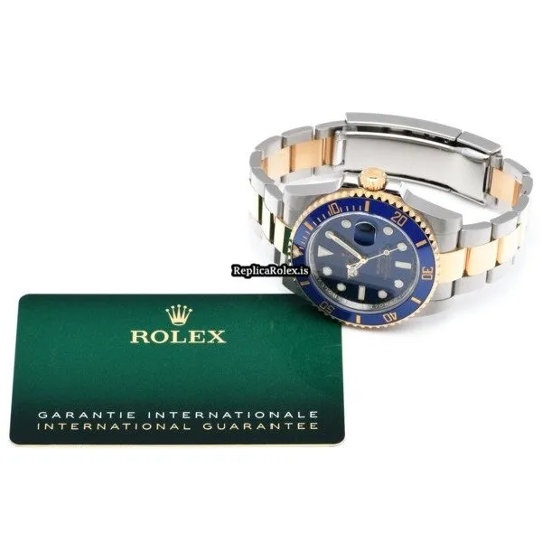 Distinctive Replica Rolex Submariner Date 116613lb Caliber 3135 Automatic Movement 40mm Steel Case Watch - Image 5
